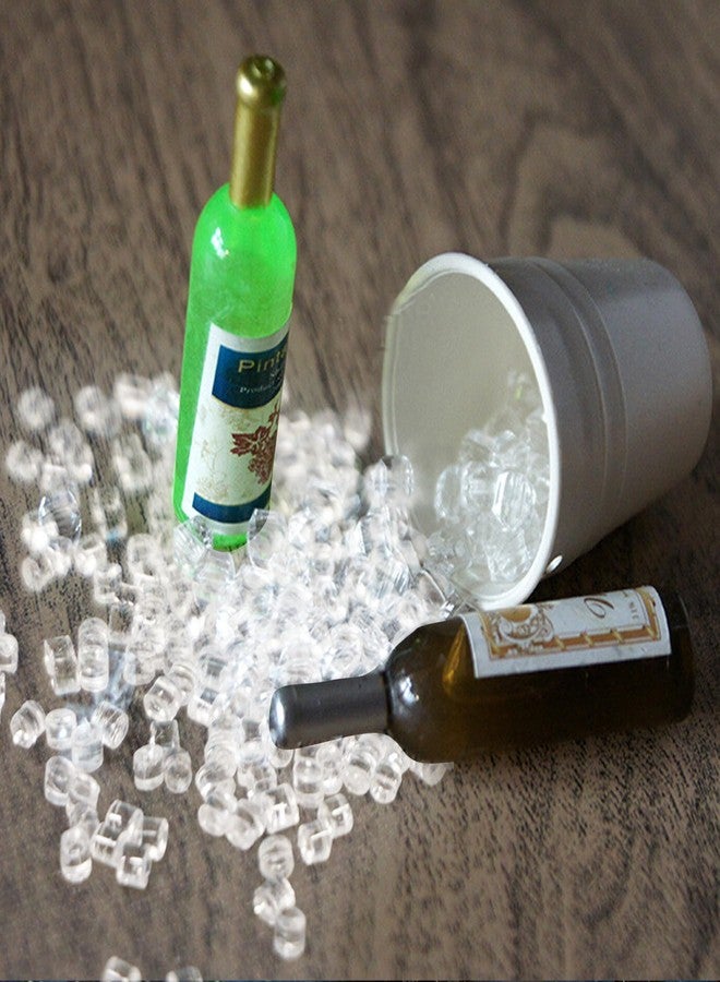 مكعبات ثلج صناعية واقعية بحجم 1/12، 5 مم، 20 غرام - إكسسوارات مشروبات صغيرة للأعمال اليدوية، مكعبات ثلج مصغرة لبيوت الدمى، 5 مم، 20 غرام - Image 5
